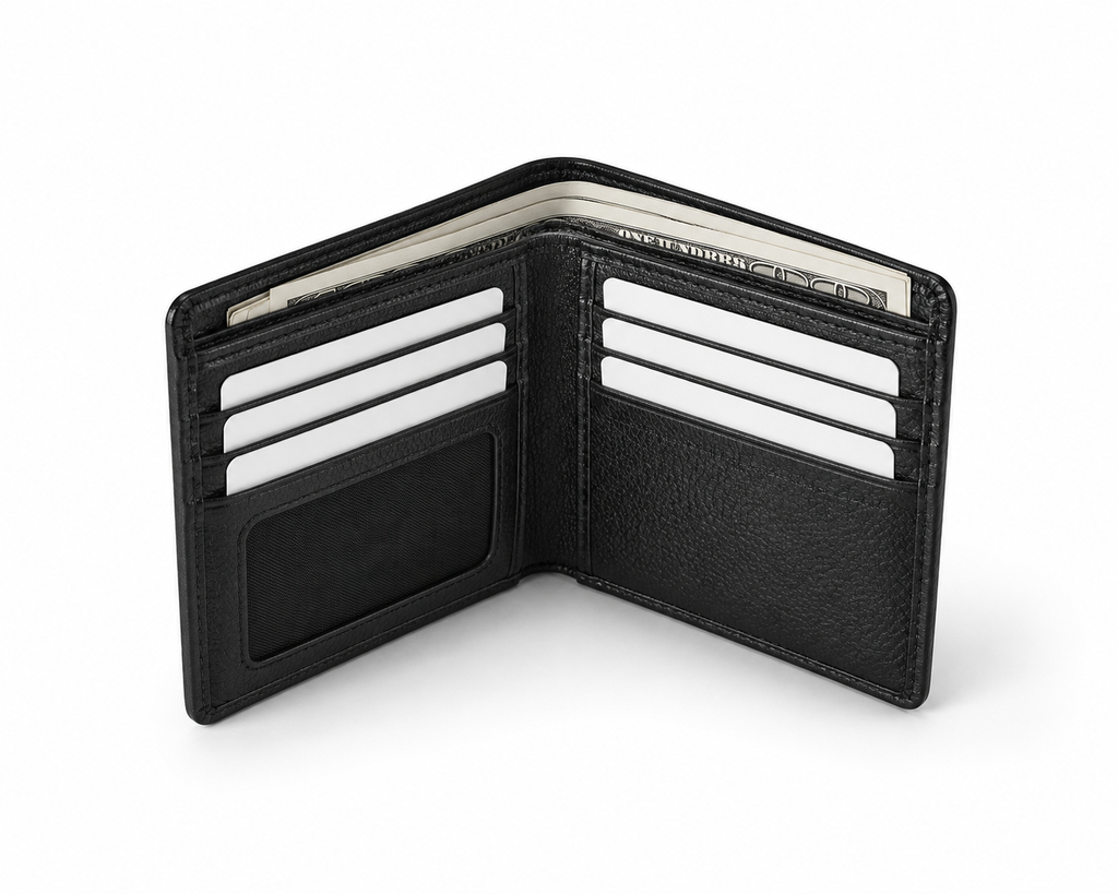 Black Check Wallet