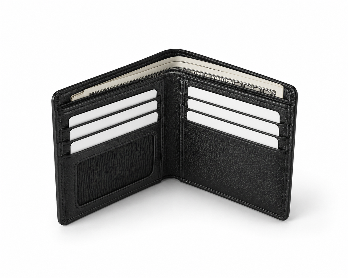 Black Check Wallet