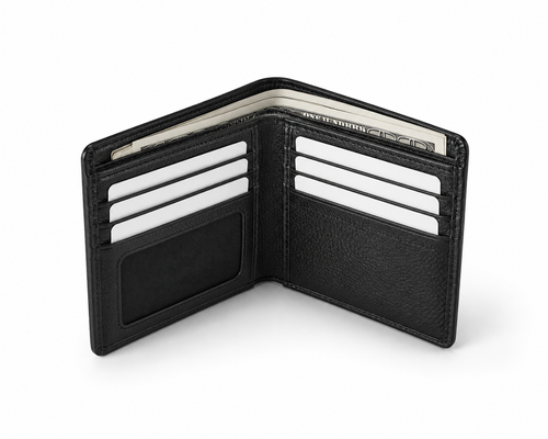 Black Check Wallet