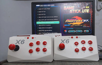 X6 Retro Game Console – 64GB | 20,000+ Games | Dual Wireless Arcade Joysticks | Plug & Play